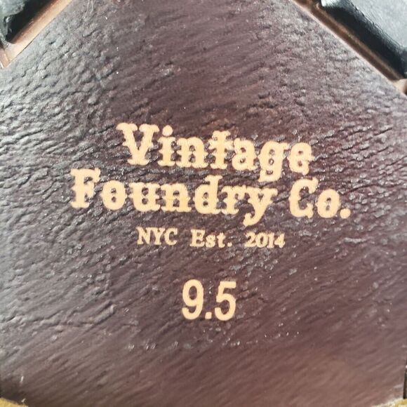 Vintage Foundry Co Boots Mens 9.5 M Blue & Tan Remingto Lace Up Chukka - Picture 8 of 12